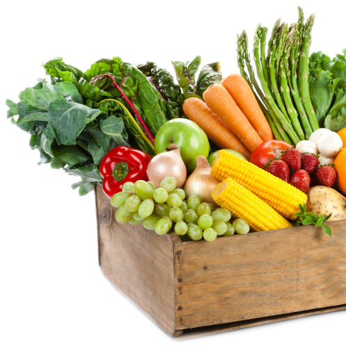 Verduras frescas variadas